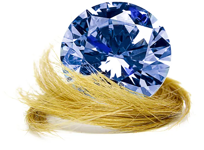 Algordanza kann auch die Haare eines geliebten Menschen in Diamanten verwandeln.