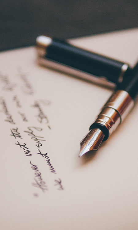 Schriftliche Beileid